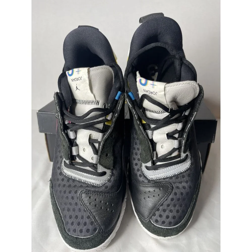 Nike Men’s Air Jordan DELTA 2 SP Size 9.5 Black White-Blue Hero Shoes DJ0381-001